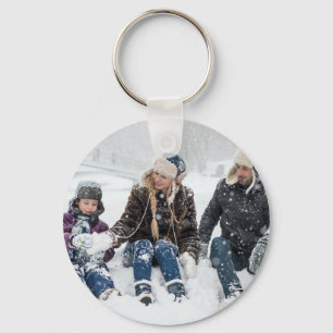 Utforma din egen familjs foto-Personlig Nyckelring