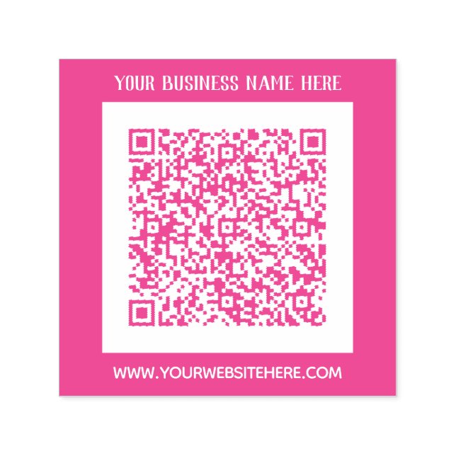 Utforma din egen Färg QR-kod för självlänkande Fri Självfärgande Stämpel (Design)