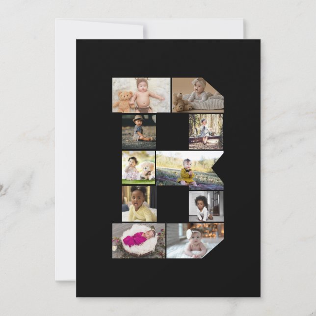 Utforma din egen fotopassage för Brev B Julkort (Framsida)
