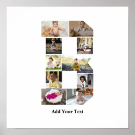 Utforma din egen fotopassage för Brev B Poster