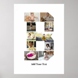 Utforma din egen fotopassage för Brev B Poster