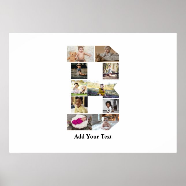 Utforma din egen fotopassage för Brev B Poster (Framsidan)