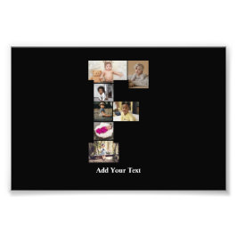 Utforma din egen fotopassage för Brev F Fototryck