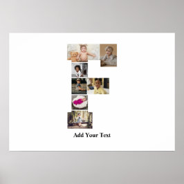 Utforma din egen fotopassage för Brev F Poster