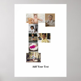 Utforma din egen fotopassage för Brev F Poster