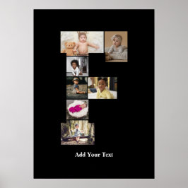 Utforma din egen fotopassage för Brev F Poster