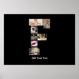 Utforma din egen fotopassage för Brev F Poster