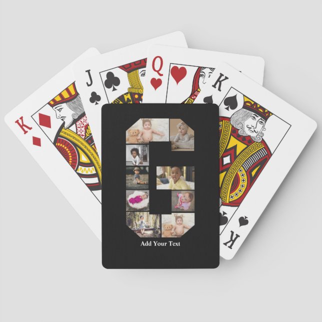 Utforma din egen fotopassage för Brev G Casinokort (Baksidan)