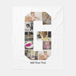 Utforma din egen fotopassage för Brev G Fleecefilt