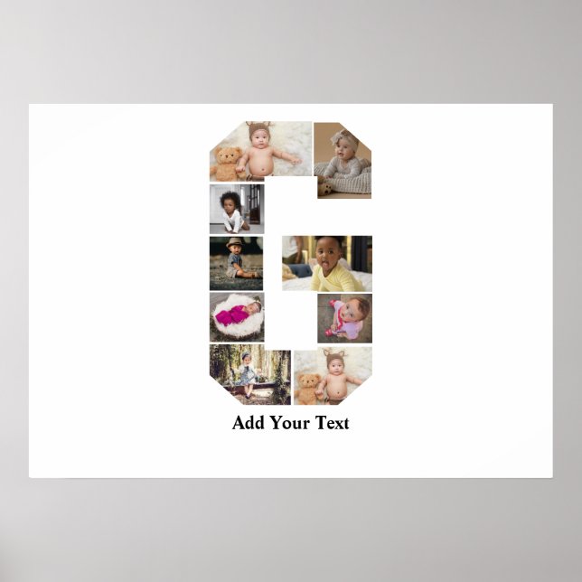 Utforma din egen fotopassage för Brev G Poster (Framsidan)