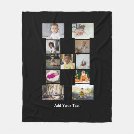 Utforma din egen fotopassage för Brev H Fleecefilt