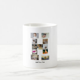 Utforma din egen fotopassage för Brev H Kaffemugg