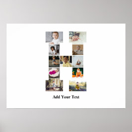 Utforma din egen fotopassage för Brev H Poster