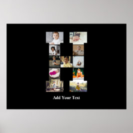 Utforma din egen fotopassage för Brev H Poster