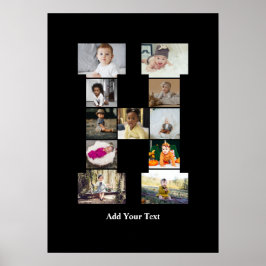 Utforma din egen fotopassage för Brev H Poster