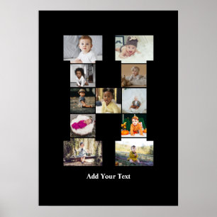 Utforma din egen fotopassage för Brev H Poster