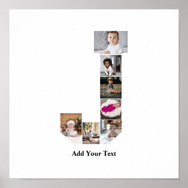 Utforma din egen fotopassage för Brev J Poster (Framsidan)