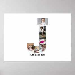 Utforma din egen fotopassage för Brev J Poster