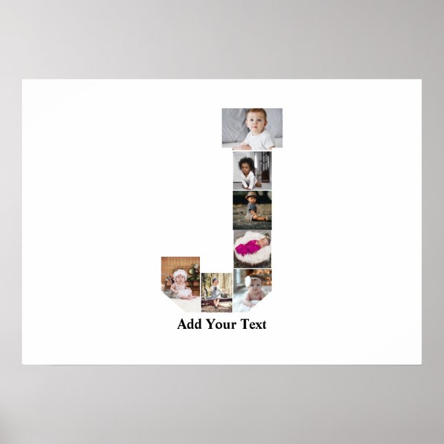 Utforma din egen fotopassage för Brev J Poster (Framsidan)
