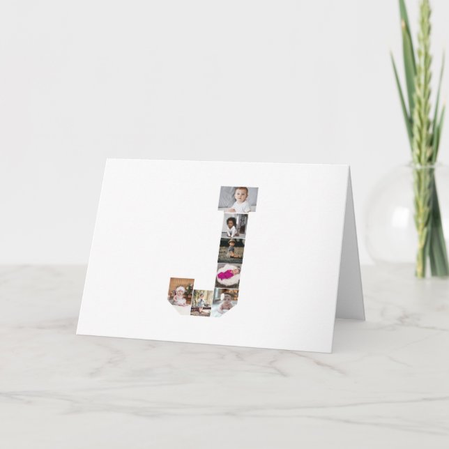Utforma din egen fotopassage för Brev J Tack Kort (Framsida)