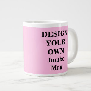 Utforma din egen Jumbo Mugg - Ljus rosa