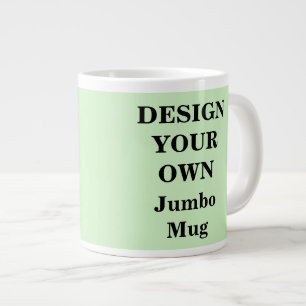 Utforma din egen Jumbo Mugg - Ljust grönt