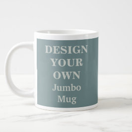 Utforma din egen jumbo Mugg - Teal