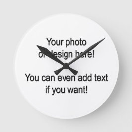 Utforma din egen klocka! rund klocka