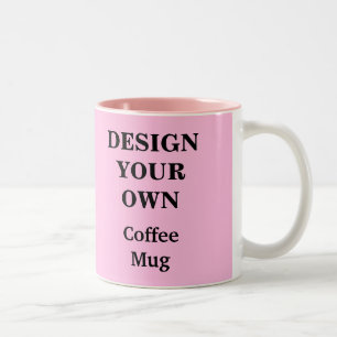 Utforma din egen Mugg - Ljus rosa