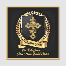 Utforma din egen Namn bricka Namnbricka