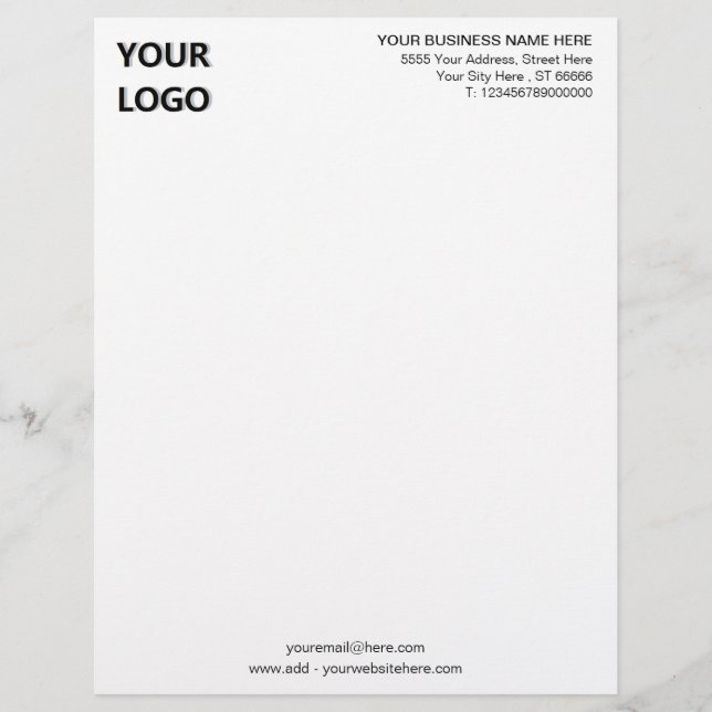 Utforma din egen Personlig i affärshandboken Brevhuvud (Framsida)