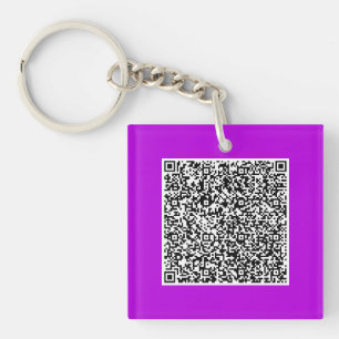Utforma din egen QR-Anpassningsbar för nyckelkedja