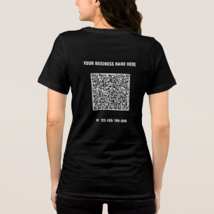 Utforma din egen QR-kod och Anpassningsbar Text - T Shirt