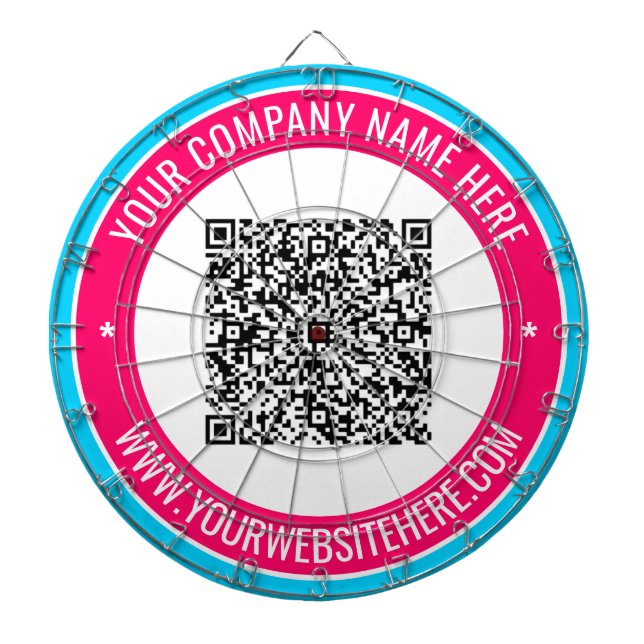 Utforma din egen QR-kod och Anpassningsbarnas text Darttavla (Framsidan)