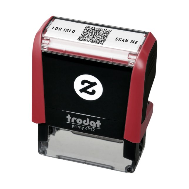 Utforma din egen QR-kodsökningsinformation Frimärk Självfärgande Stämpel (Produkt)