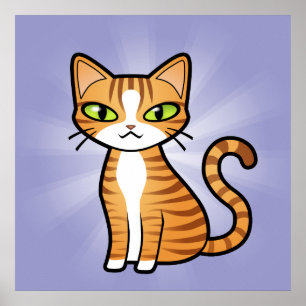 Utforma din egen Tecknad-katt Poster