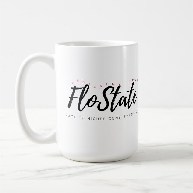 Utforma din FloState Red Lettering Mugg (Vänster)
