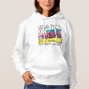 Utforma din Hoodie! Personlig Fotosvensk skjorta T Shirt