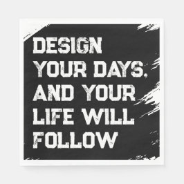 Utforma dina dagar.. pappersservett