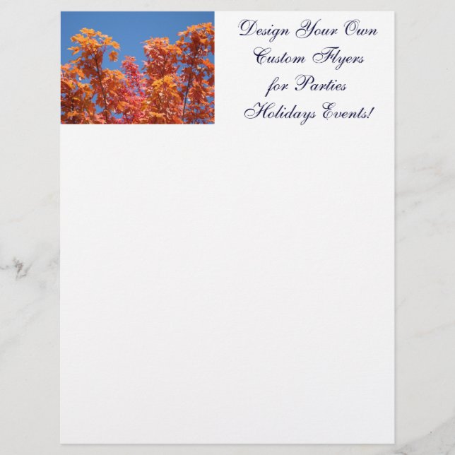 Utforma dina egna anpassningsbar Flyers! Händelser Reklamblad (Framsidan)