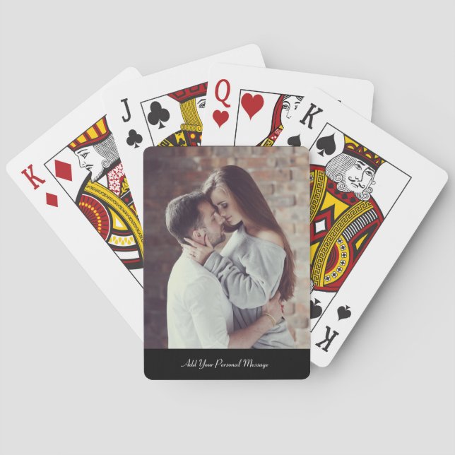 Utforma ditt eget foto casinokort (Baksidan)