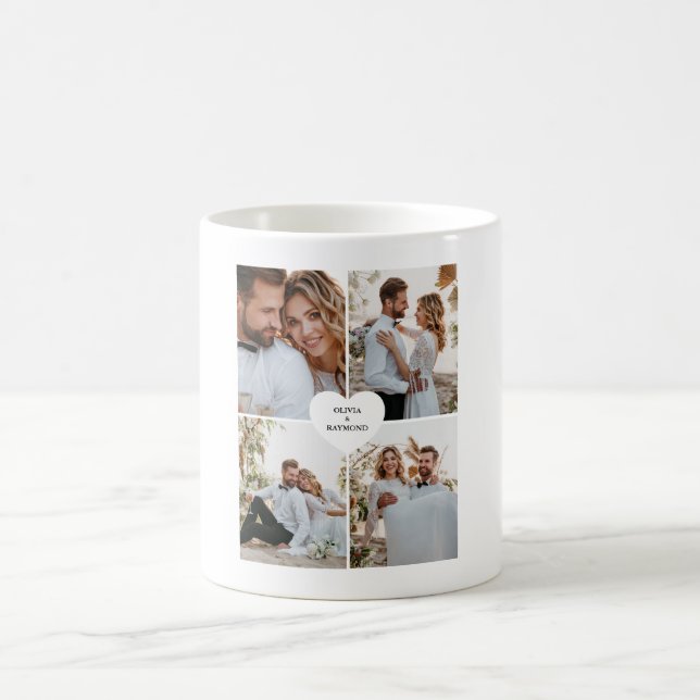 Utforma ditt eget Kärlek-fotografi Kaffemugg (Center)