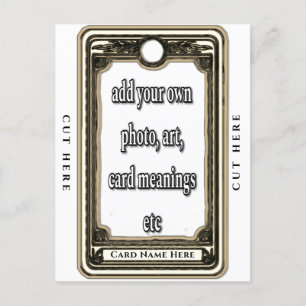 Utforma ditt eget Tarot Card Vykort