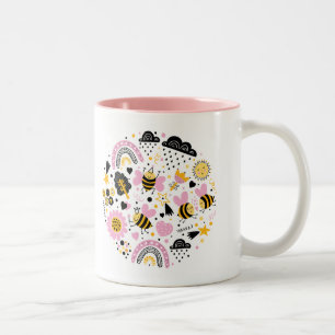 Utforma ditt eget:-) Två ton kaffe mugg
