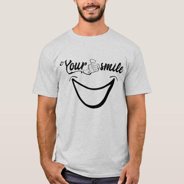 utforma ditt leende T-Shirt (Framsida)