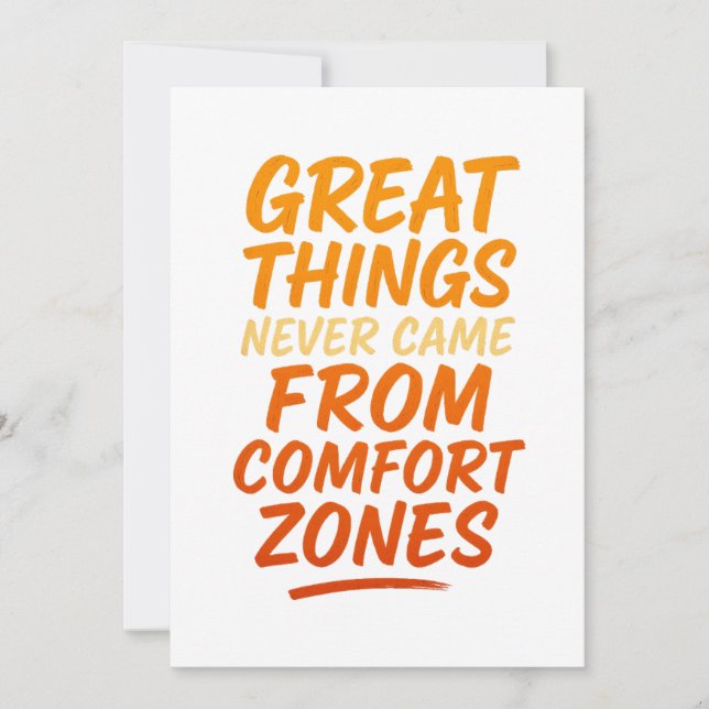 Utforma ditt mål - Motiveringstipografi Inbjudningar (Framsida)