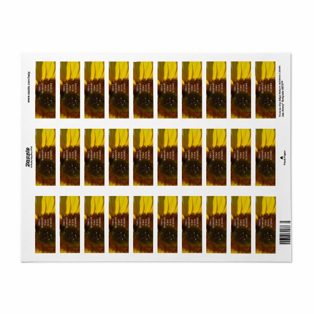 Utforma egna Adressetiketter Returadress Etikett (Helt Ark)