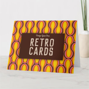 Utforma egna Retro-kort! Anpassade-kort Kort
