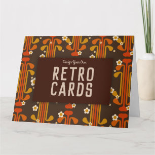 Utforma egna Retro-kort! Anpassade-kort Kort
