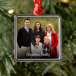 Utforma en egen familjefolljul julgransprydnad metall